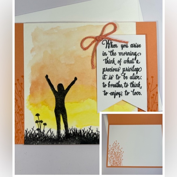 10 Handmade Get Well/Sympathy/Encouraging Stampin Up! Cards, NEW - Picture 5 of 11